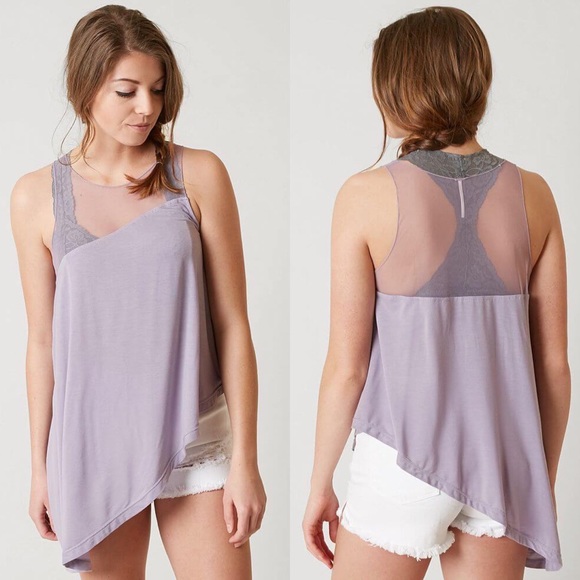 Free People Riley Tank Top in Lilac Size Small (see actual measurements) - Picture 1 of 5